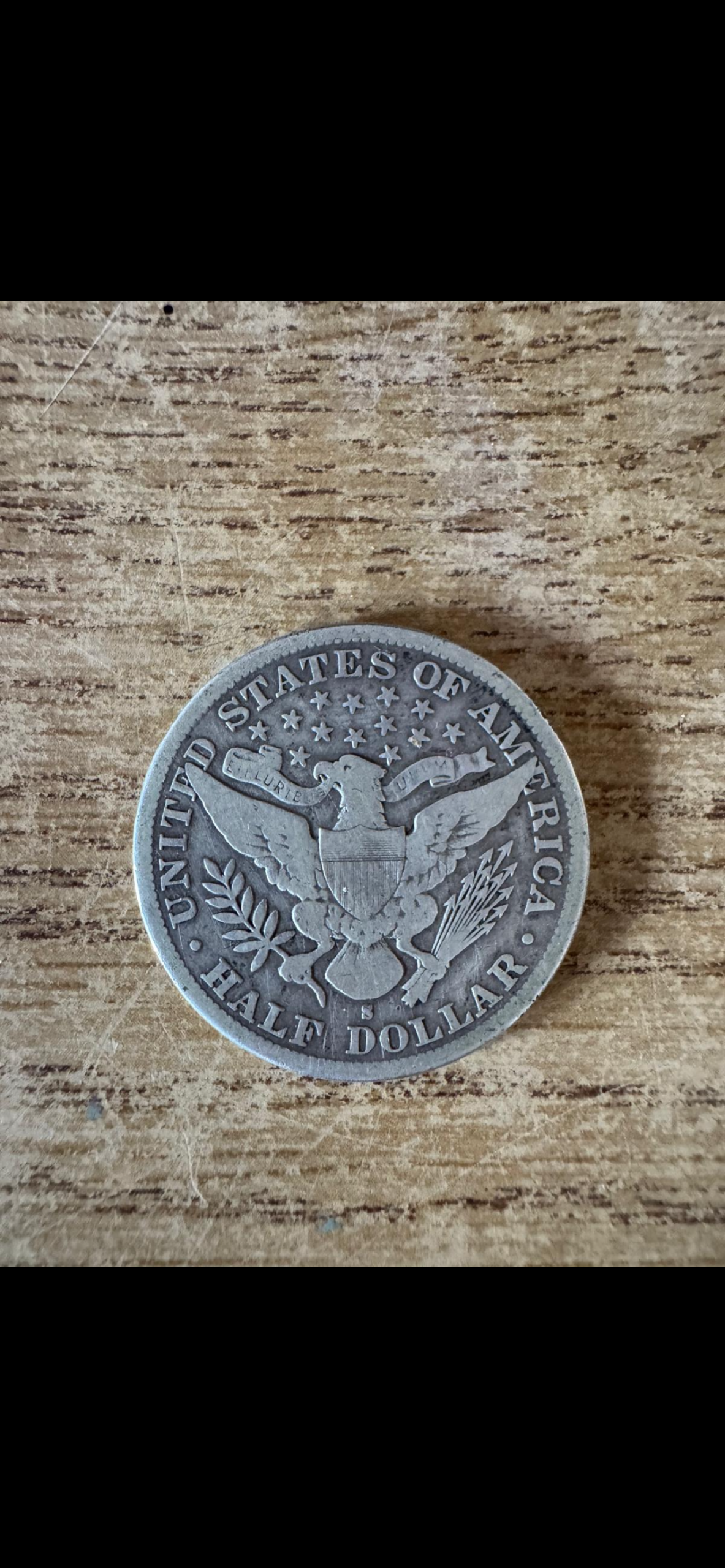1897 S half dollar coin - Image 3